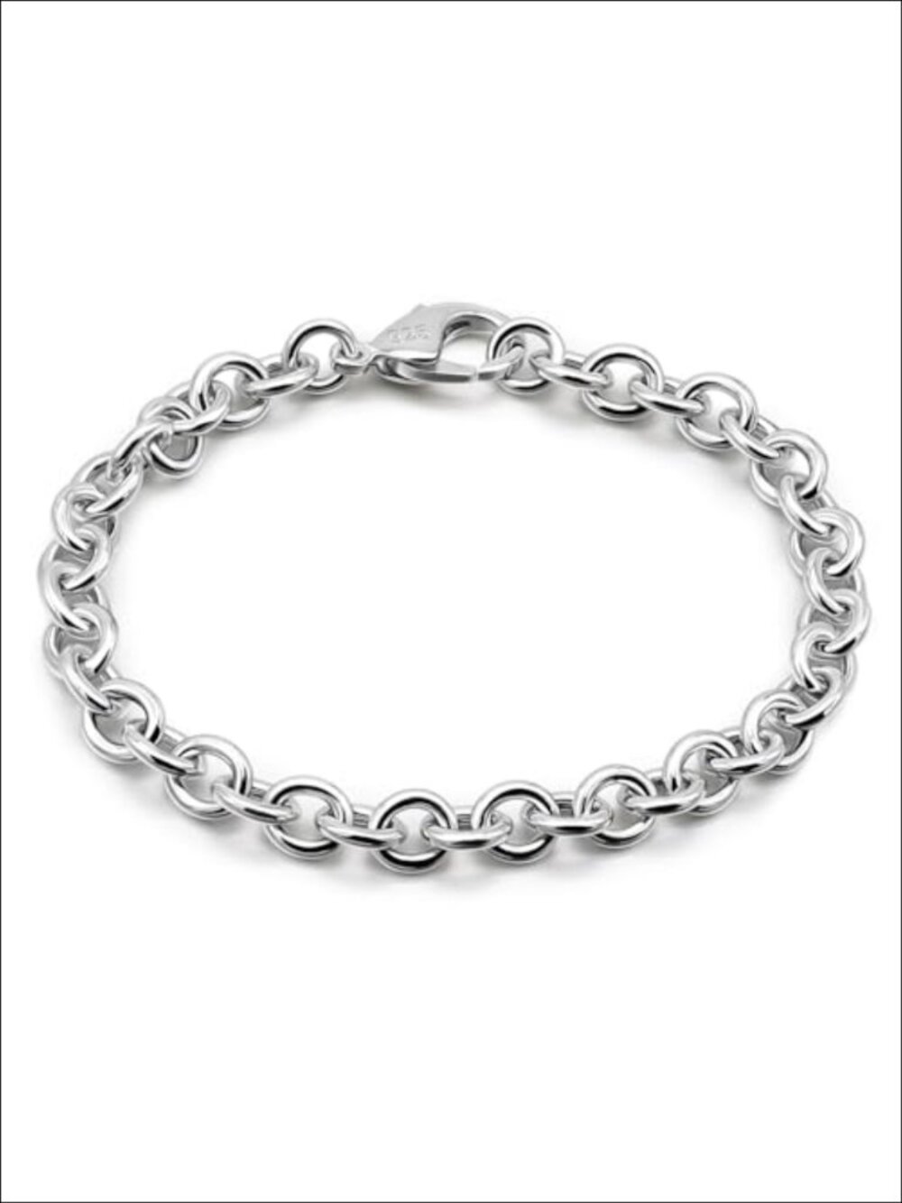 925 Sterling Silver Cable Wire Link Bracelet 24k Gold Plated Cuff